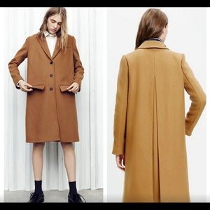 Madewell Teatro Swing Coat in Chestnut